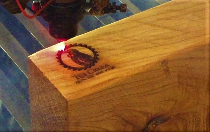 MACROCARPA CHOPPING BOARDS: Custom laser engraved with your logo