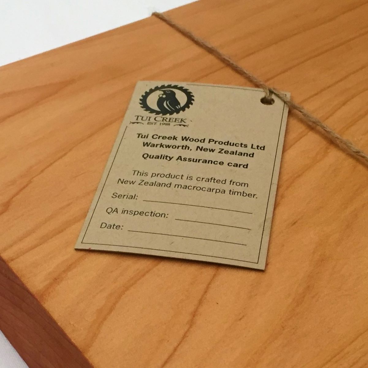 MACROCARPA CHEESE / SERVING BOARD: Small clear